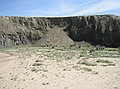 View of northern canyon wall at Tom's Hollow, Baculite Mesa.