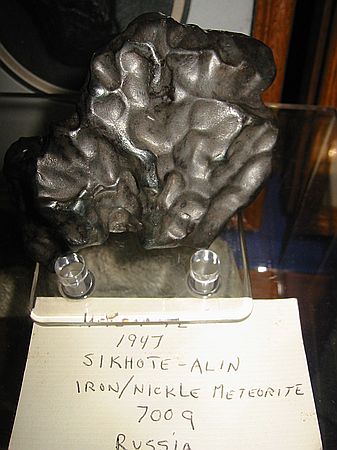 Meteorite\n1947 fall of Sikhote-Alin in Russia
