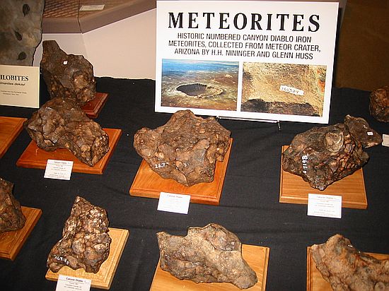 Canyon Diablo meteorites\nMeteor crater, Az