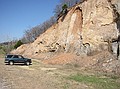 Woodford Shale (Mississippian) - a recent collapse.