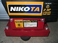 Nikota Air Compressor\nTwin Tank, Industrial 2 HP, 4 Gal\nOil Lubrication